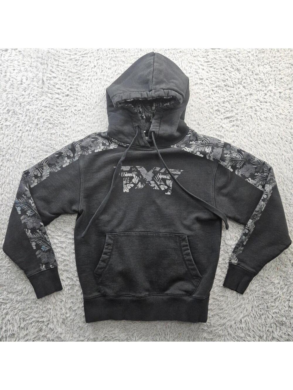 PXG Parsons Xtreme Golf Hoodie XS Sweatshirt Men Black Floral HQ-MN-FL01